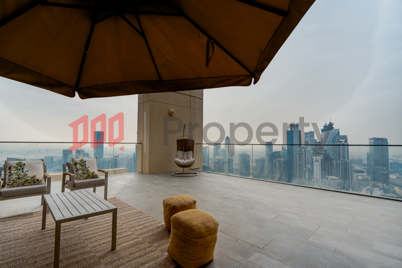 Penthouse | Sea and Burj Khalifa Views | Vacant